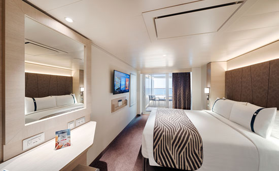 MSCワールドアジア 海側バルコニー