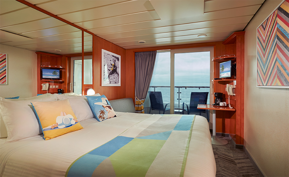 ノルウェージャン ドーン 海側バルコニー